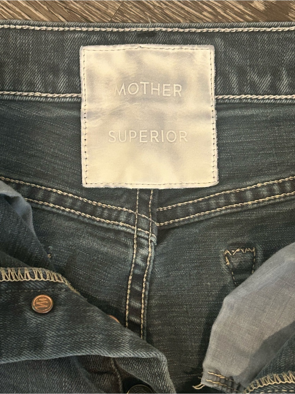 Mother Jeans Tripper Cutoff Fray Denim Shorts 30 - Picture 2 of 6